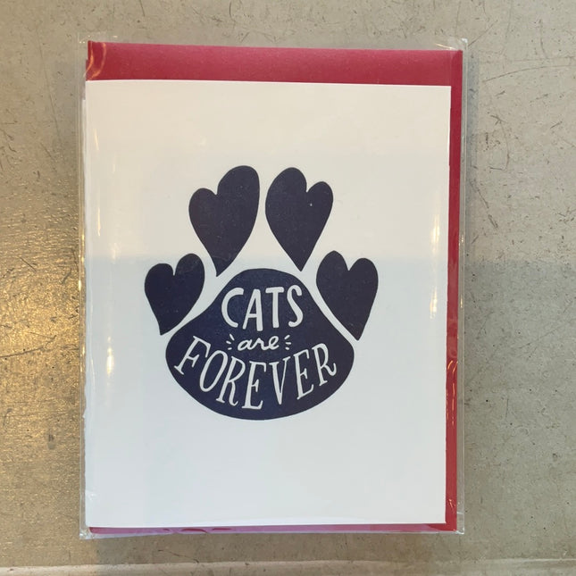 La Familia Green cats are forever card