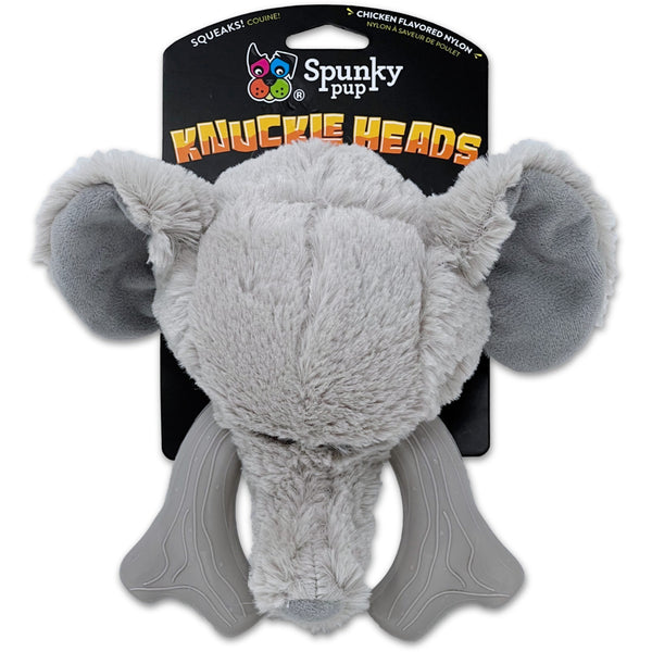 Spunky Pup Knuckle Head Elephant -  Chicken Flavored