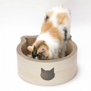 Nekoichi Cat headed Scratcher Bed
