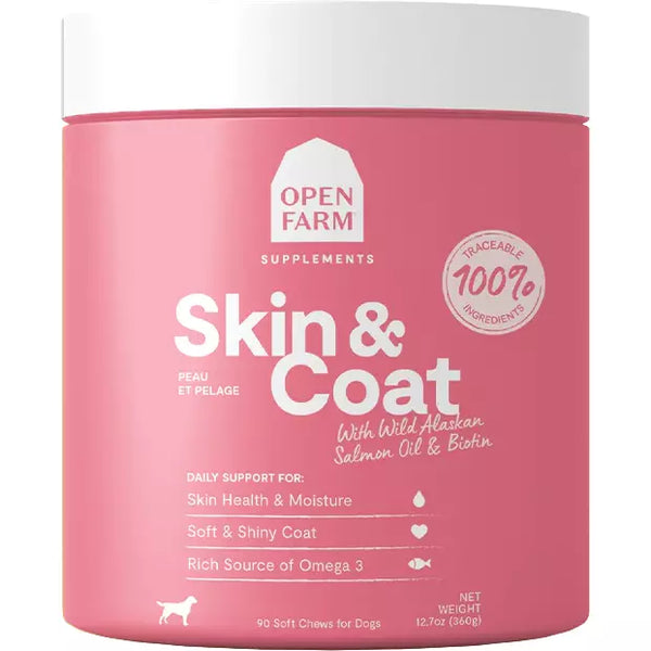 Open Farm Skin & Coat Chews 12.7oz
