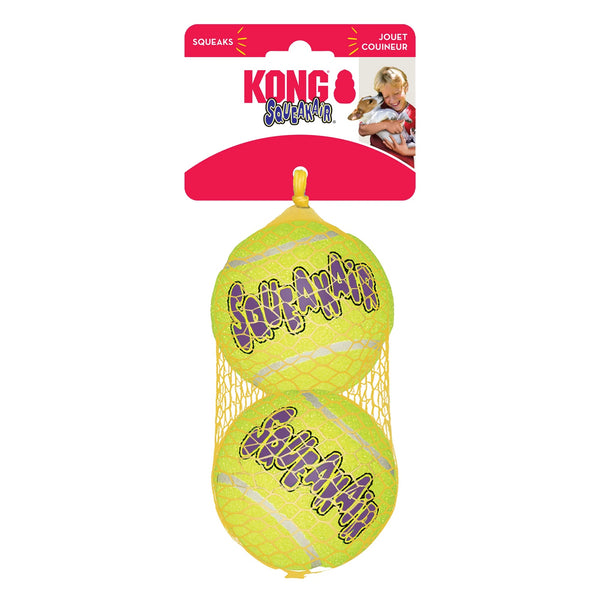 Kong SqueakAir Tennis Balls LG 2pack
