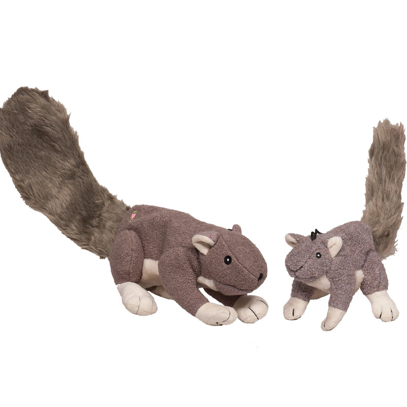 Hugglehounds Feller Squirrel Gray toy