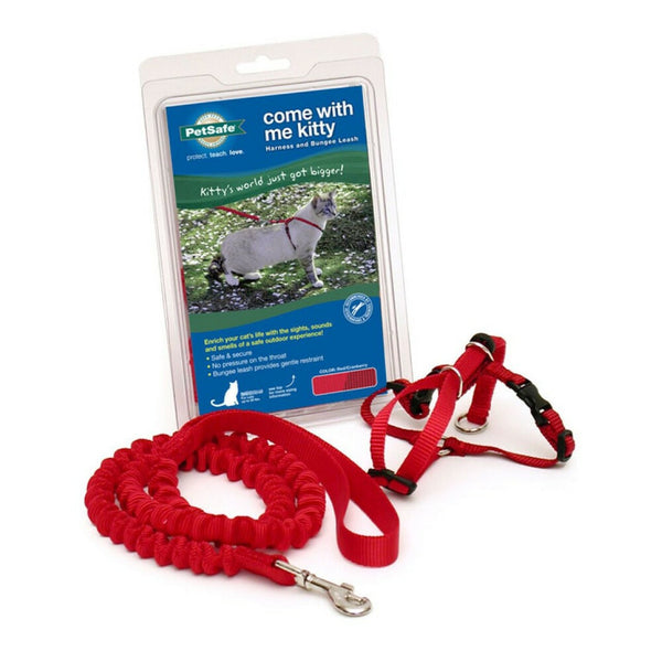 Petsafe Come With Me Kitty Harness Red/Cranberry