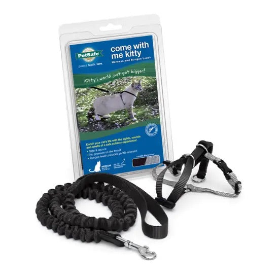 Petsafe Come With Me Kitty Harness Black/Silver