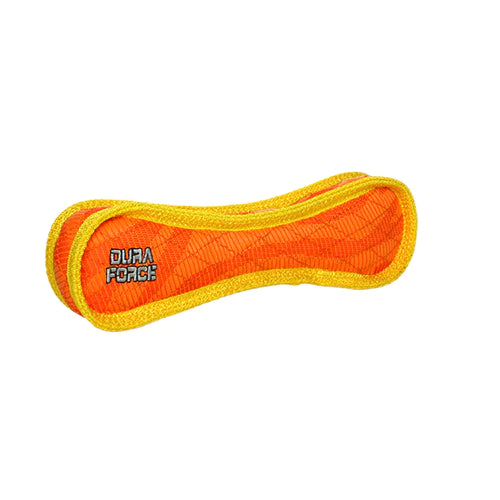 Tuffy DuraForce JR Bone - Tiger Print Orange/Yellow