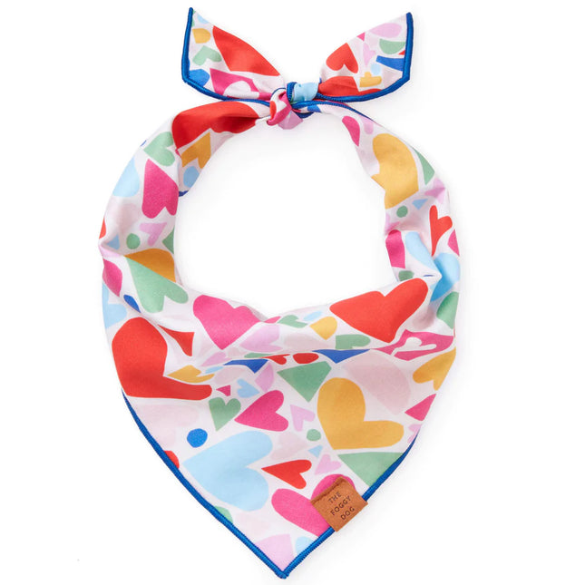The Foggy Dog Bandana - Heart to Heart