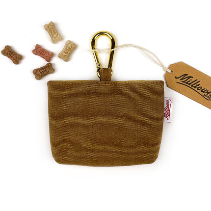 Milltown Brand Dog Treat Case Pigment Washed Canvas