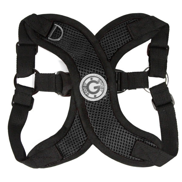 Gooby Comfort X Step-In Harness Black