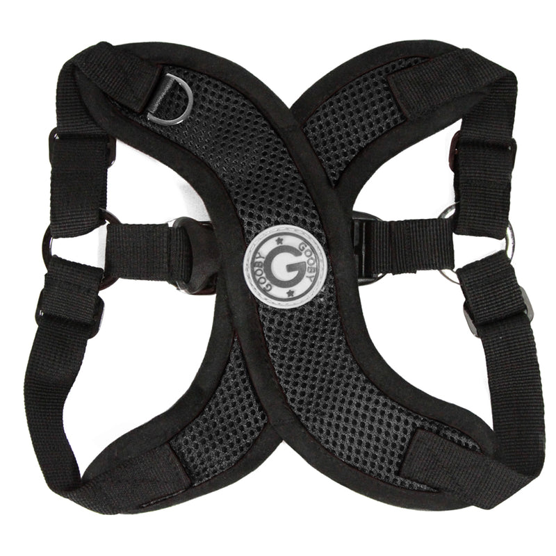 Gooby Comfort X Step-In Harness Black