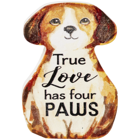 Ganz "true love has four paws" plaque