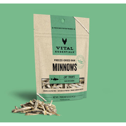 Vital Essentials - Minnows Freeze Dried Cat Treats 1oz