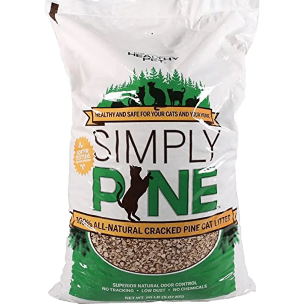 Healthy Pet Simply Cracked Pine Litter 20lb