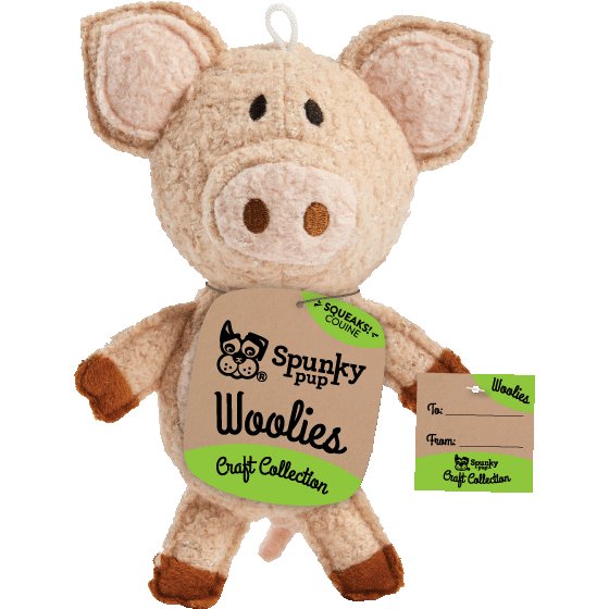 Spunky Pup Woolies Collection - Mini Pig