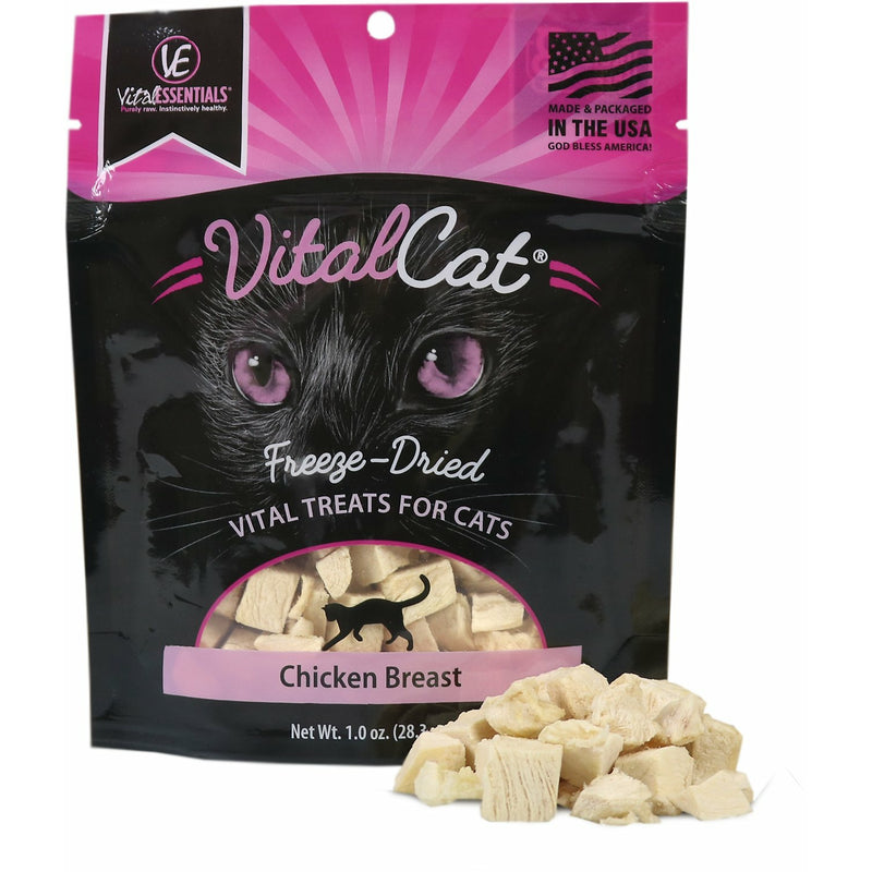 Vital Essentials cat Chicken Breast Freeze-dried Treat 1.1oz