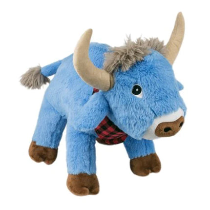 Tall Tails Plush Crunch Blue Ox Dog Toy
