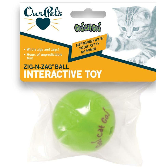 Our Pets Zig-N-Zag Ball Interactive Toy