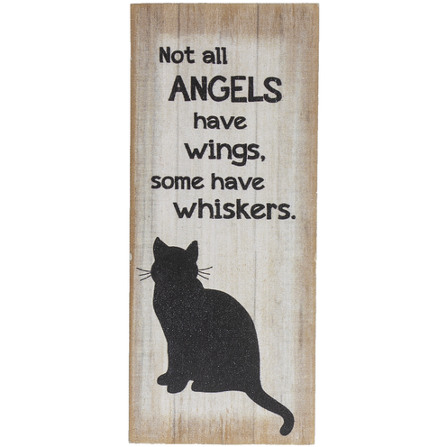 Ganz "not all angels have wings, some have whiskers" plaque