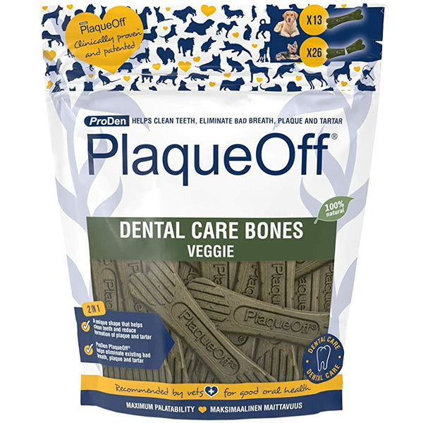 Plaque Off Dental Care Bones Veggie Fusion flavor