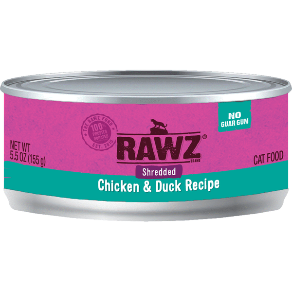 Rawz cat Shredded Chicken & Duck recipe