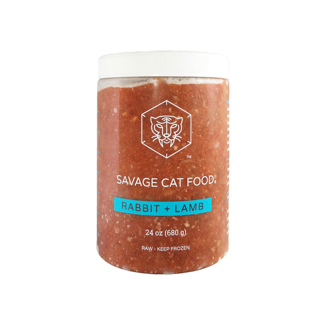 Savage Cat Frozen - Rabbit + Lamb