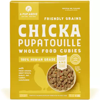 A Pup Above Chicka Pupatouille Whole Food Cubies - With Grain