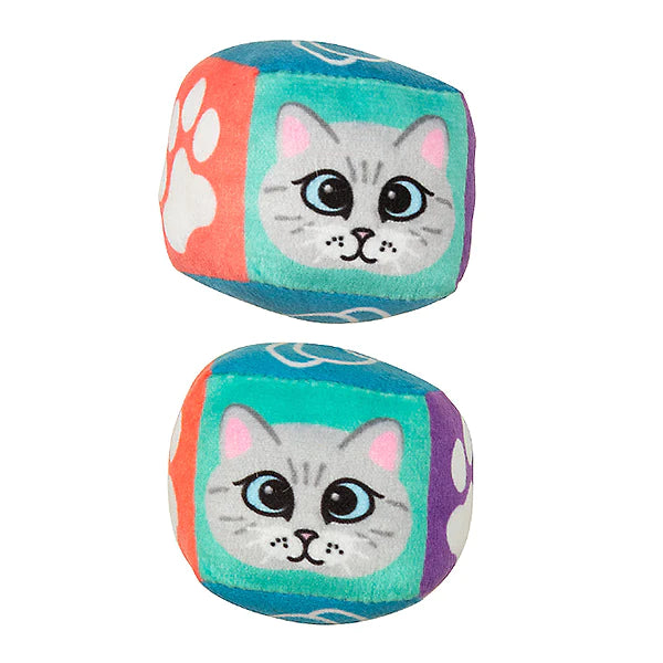 Nala Softie Cube - Plush Catnip Toy with Safety Bell Cat Toy