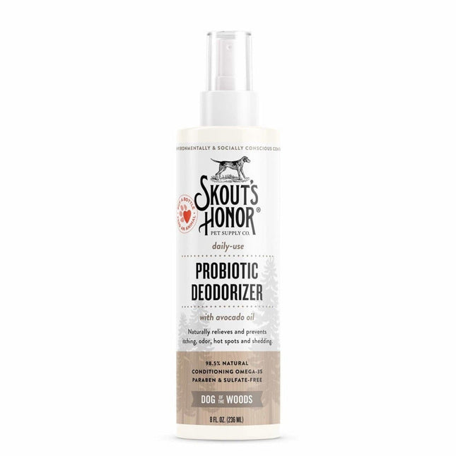 Skouts Honor Probiotic Deodorizer for Dogs & Cats - Dog of the Woods 8oz