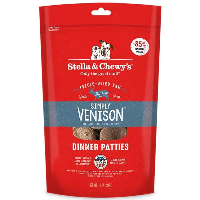 Stella & Chewy's Dog Freezedried Patties Simply Venison