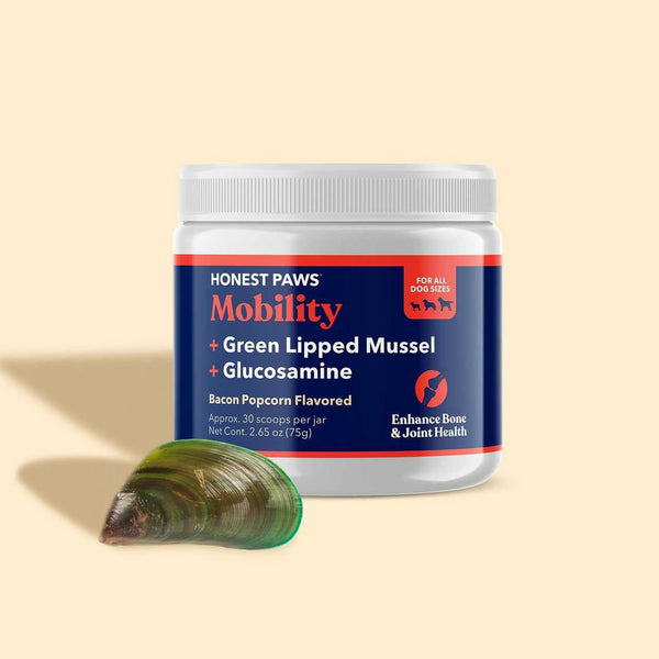 Honest Paws Mobility green lipped mussel supplement