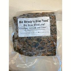 Big Brady's Dog Food - Chicken & Vegetable 1lb Meatloaf