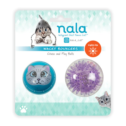 Nala Wacky Bouncers - Chase and Play Balls Cat Toy