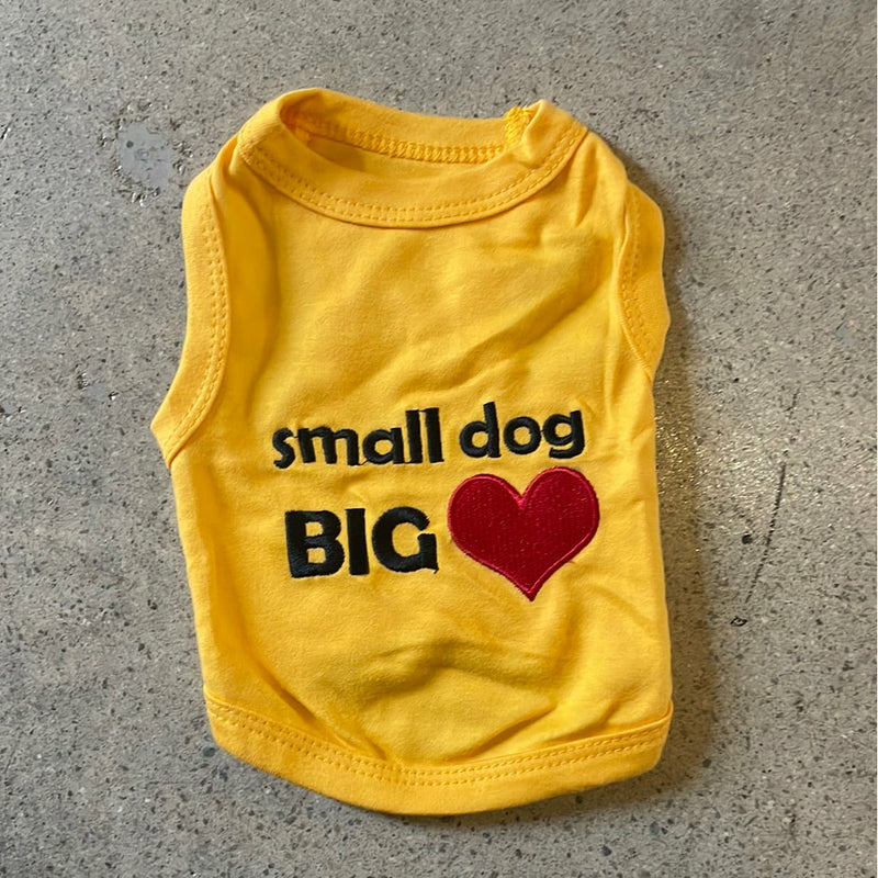 Parisian Pet Small Dog Big Heart Tank