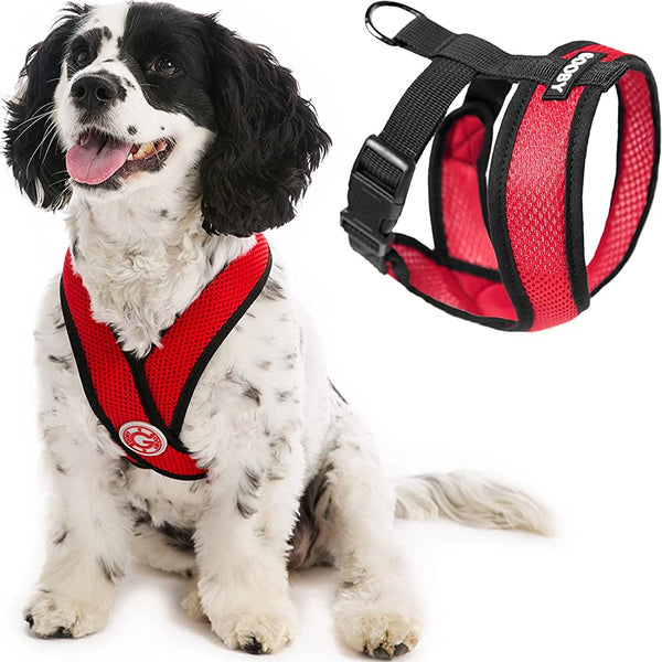 Gooby Dog Comfort X-Harness - Red