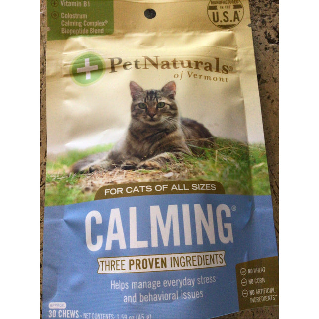 Pet Naturals of Vermont Calming chew for cats 1.59oz