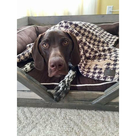 Tall Tails Fleece Blanket Houndstooth 30x40