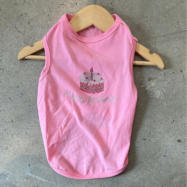 Canine Brands Pink Birthday Tee