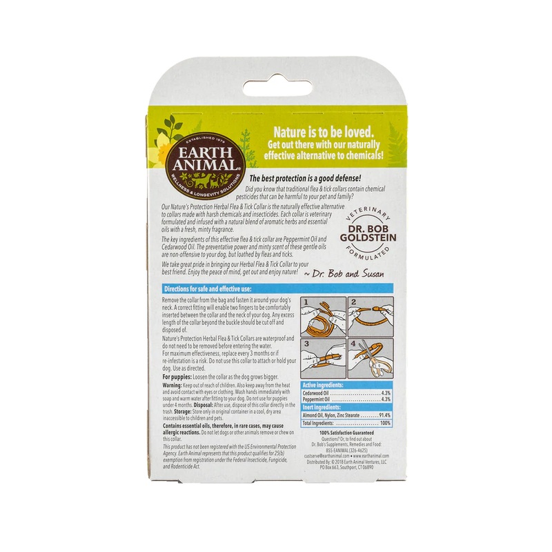 Earth Animal Natures Protection Flea Tick Collar Decker s Dog Cat