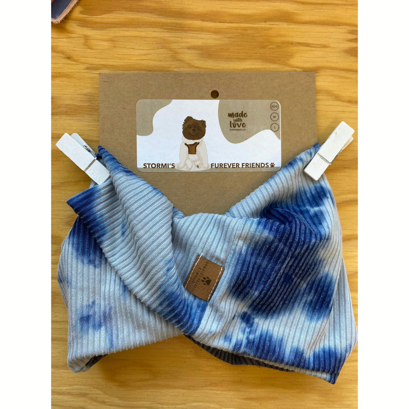 Stormi's Infinity Scarf - Blue Tie Dye