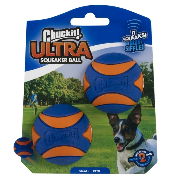Chuckit! Ultra Squeaker Ball 2 Pack
