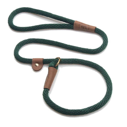 Mendota Slip Leash - Hunter Green