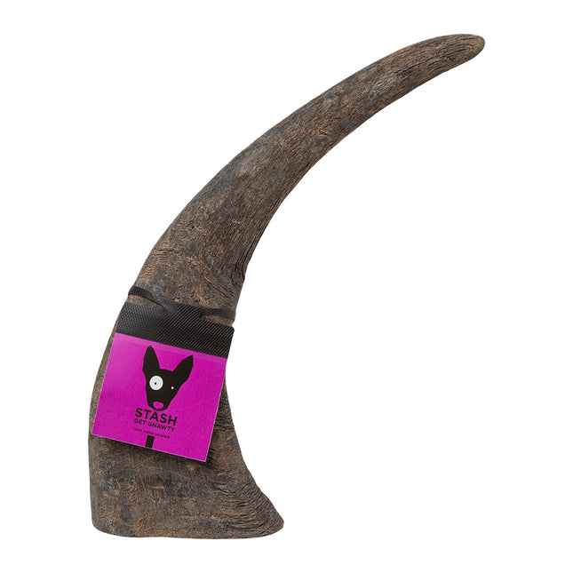 Stash Buba Chew: Water Buffalo Horn (Full Longhorn Tip)