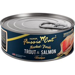 Fussie Cat Market Fresh Trout & Salmon 5.5oz