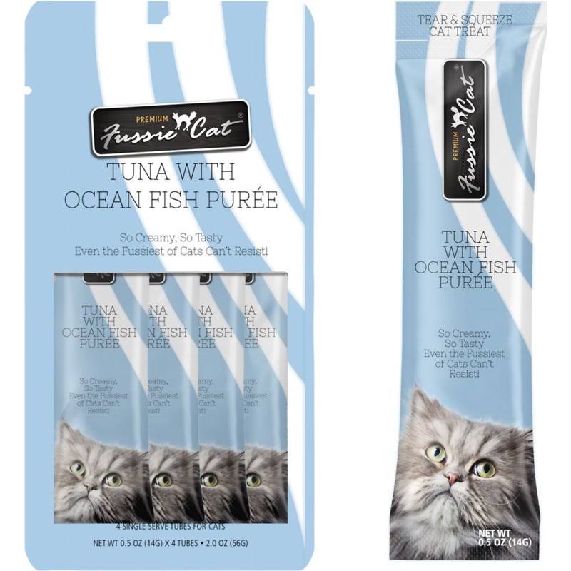Fussie Cat Tuna with Ocean Fish Puree Treat