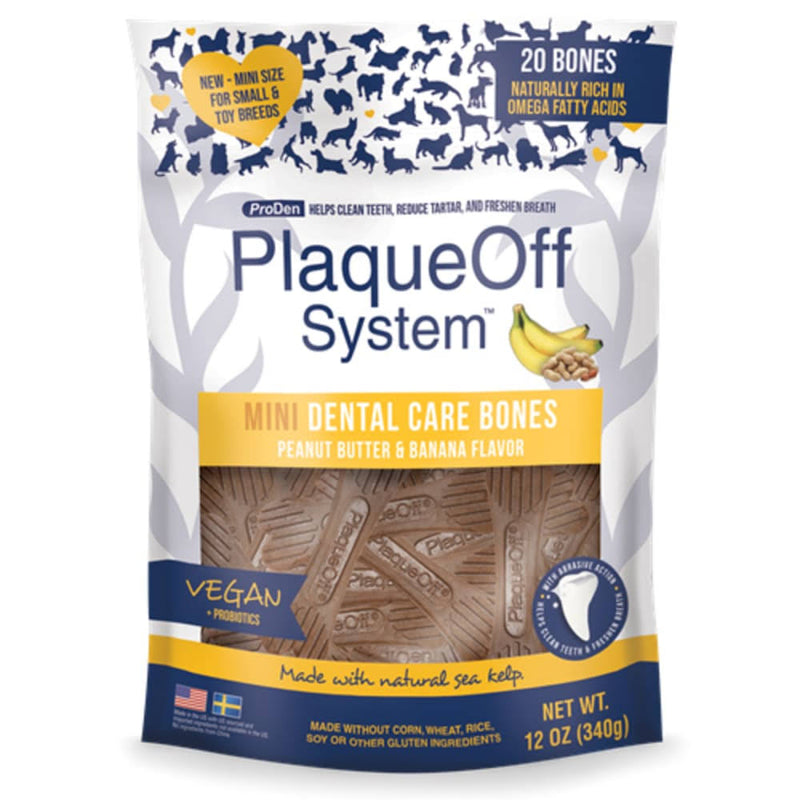 Plaque Off Dental Care Mini Peanut Butter & Banana