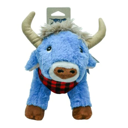 Tall Tails Plush Crunch Blue Ox Dog Toy