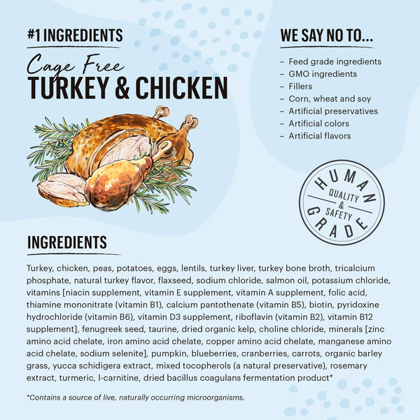 The Honest Kitchen - Turkey & Chicken GF Cat Clusters