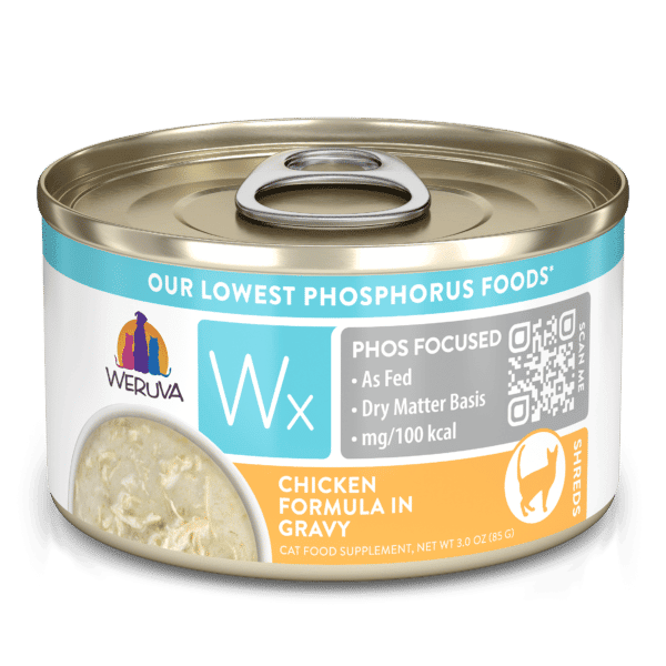 Weruva Wx Cat Can Low Phosphorus Chicken Formula in Gravy 3oz