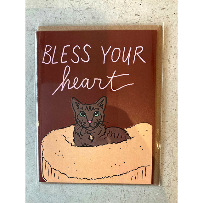 La Familia Green Bless your heart card