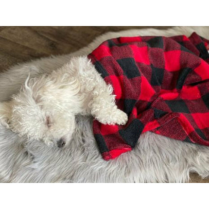 Tall Tails Hunters Plaid Blanket