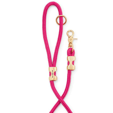 The Foggy Dog Marine Rope Leash - Hot Pink